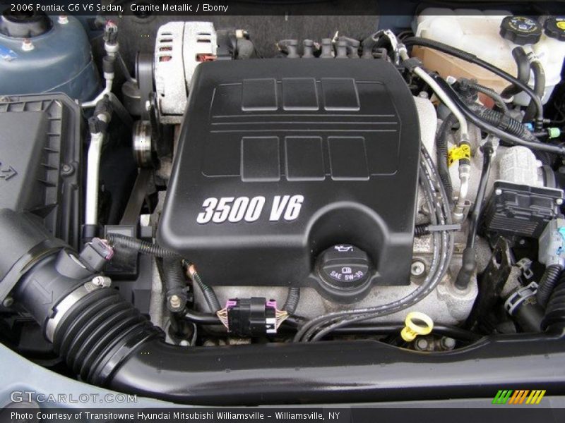 Granite Metallic / Ebony 2006 Pontiac G6 V6 Sedan
