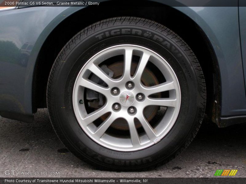 Granite Metallic / Ebony 2006 Pontiac G6 V6 Sedan