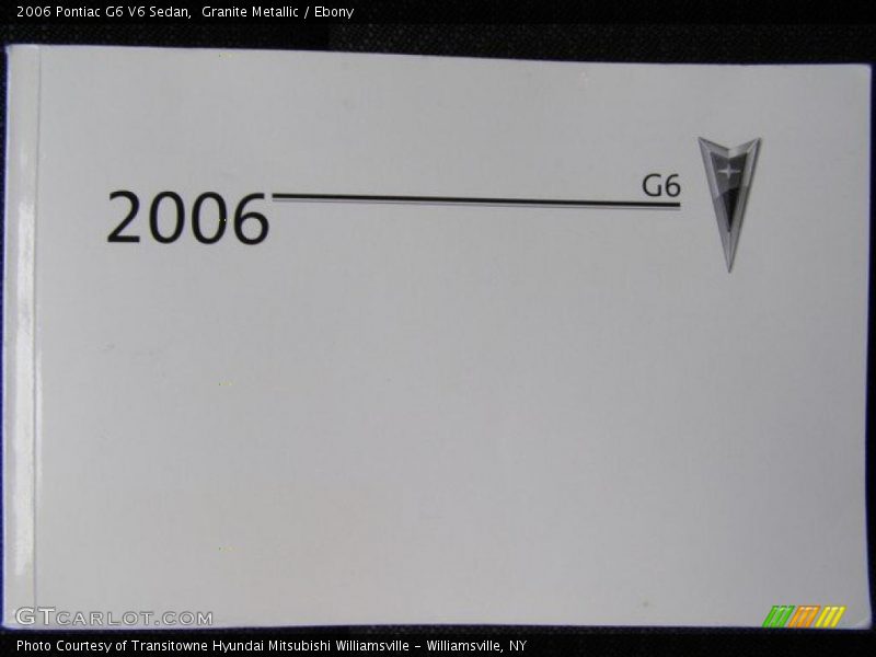 Granite Metallic / Ebony 2006 Pontiac G6 V6 Sedan