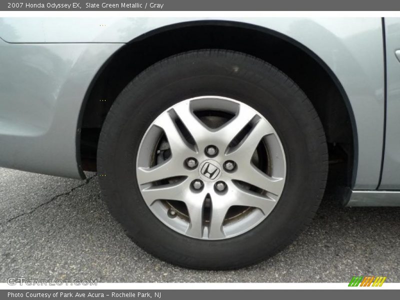 Slate Green Metallic / Gray 2007 Honda Odyssey EX