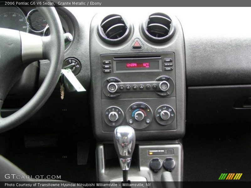 Granite Metallic / Ebony 2006 Pontiac G6 V6 Sedan