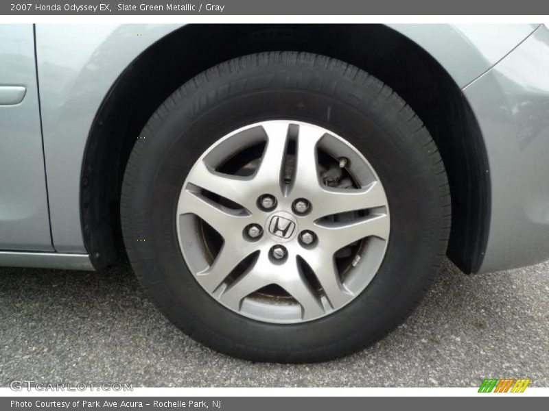 Slate Green Metallic / Gray 2007 Honda Odyssey EX