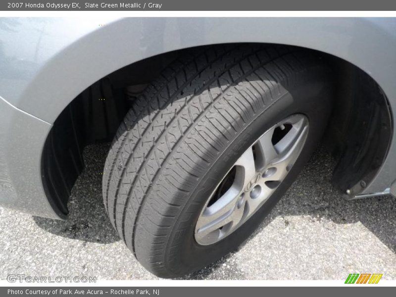 Slate Green Metallic / Gray 2007 Honda Odyssey EX