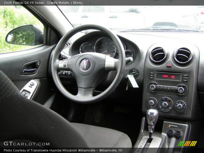 Granite Metallic / Ebony 2006 Pontiac G6 V6 Sedan