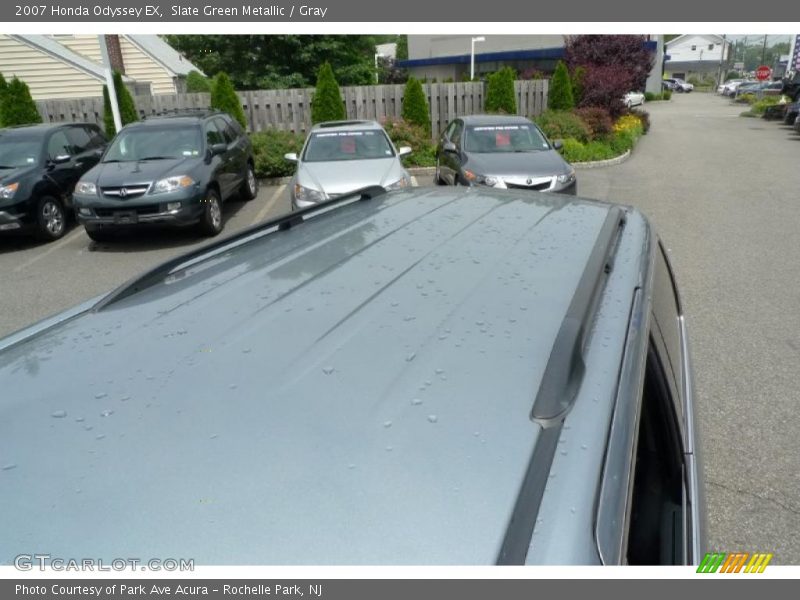 Slate Green Metallic / Gray 2007 Honda Odyssey EX