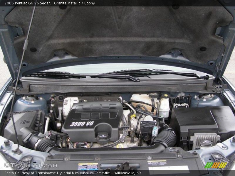 Granite Metallic / Ebony 2006 Pontiac G6 V6 Sedan