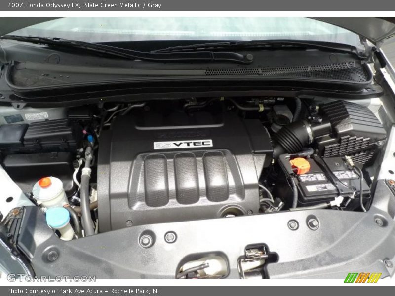 Slate Green Metallic / Gray 2007 Honda Odyssey EX