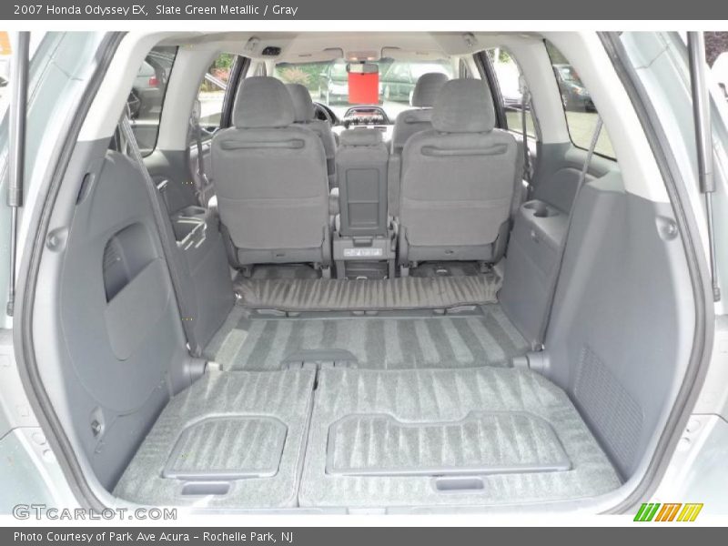 Slate Green Metallic / Gray 2007 Honda Odyssey EX