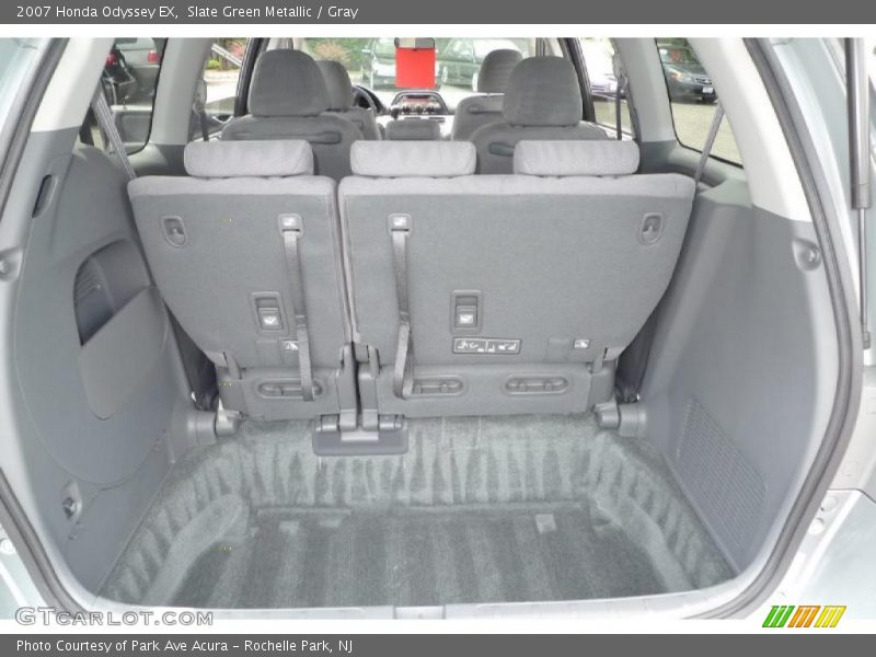 Slate Green Metallic / Gray 2007 Honda Odyssey EX