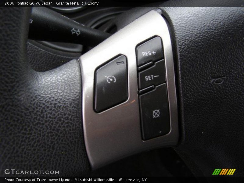 Granite Metallic / Ebony 2006 Pontiac G6 V6 Sedan
