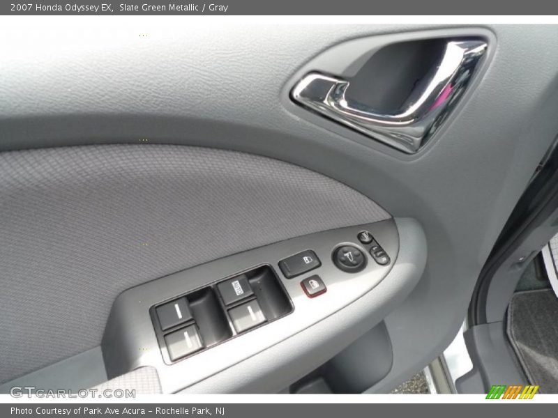 Slate Green Metallic / Gray 2007 Honda Odyssey EX