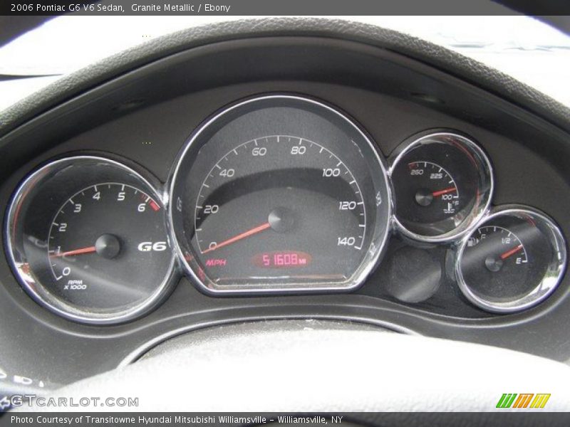 Granite Metallic / Ebony 2006 Pontiac G6 V6 Sedan
