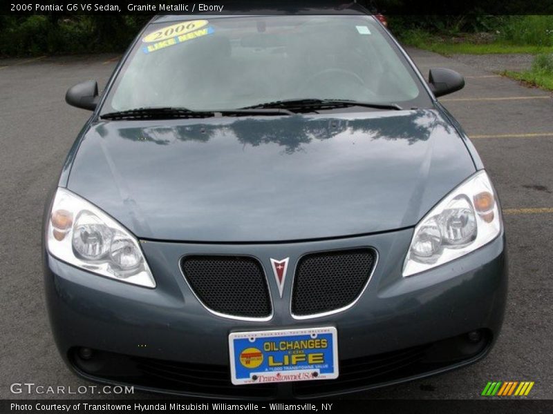 Granite Metallic / Ebony 2006 Pontiac G6 V6 Sedan