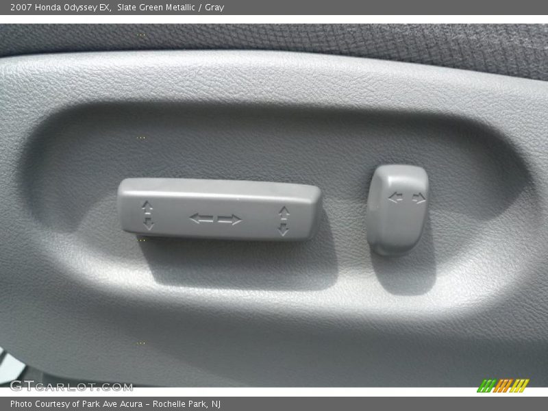 Slate Green Metallic / Gray 2007 Honda Odyssey EX