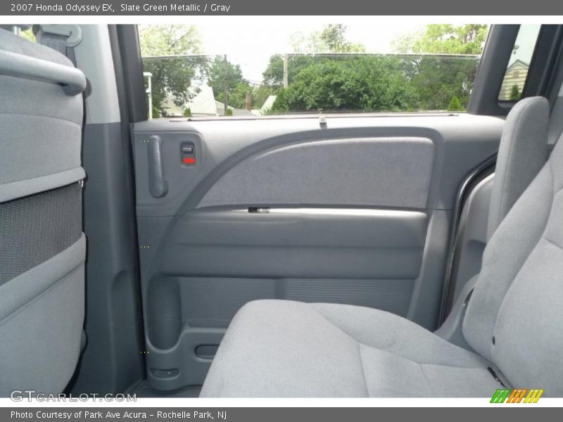 Slate Green Metallic / Gray 2007 Honda Odyssey EX