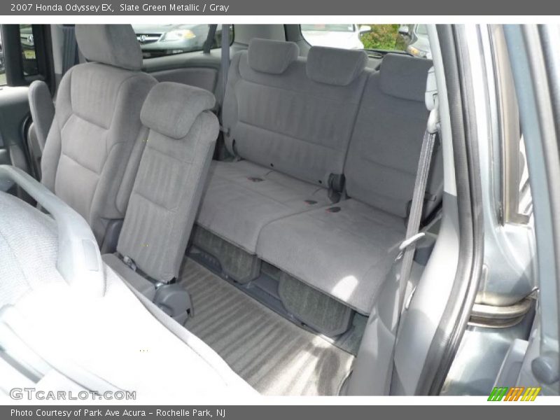 Slate Green Metallic / Gray 2007 Honda Odyssey EX