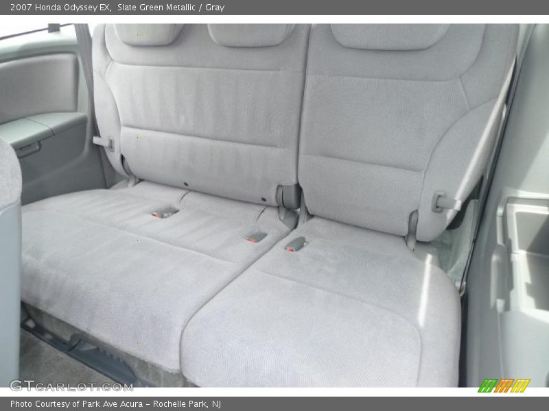 Slate Green Metallic / Gray 2007 Honda Odyssey EX
