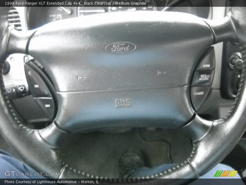 Black Clearcoat / Medium Graphite 1999 Ford Ranger XLT Extended Cab 4x4