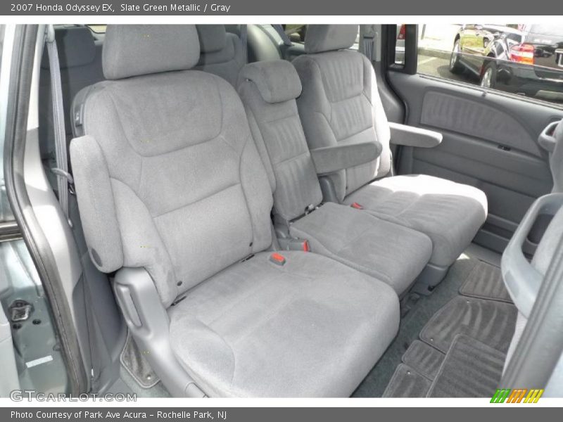 Slate Green Metallic / Gray 2007 Honda Odyssey EX