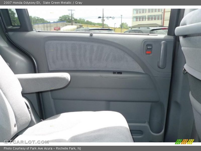 Slate Green Metallic / Gray 2007 Honda Odyssey EX