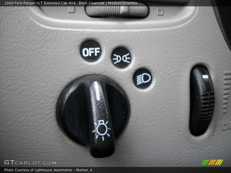 Black Clearcoat / Medium Graphite 1999 Ford Ranger XLT Extended Cab 4x4