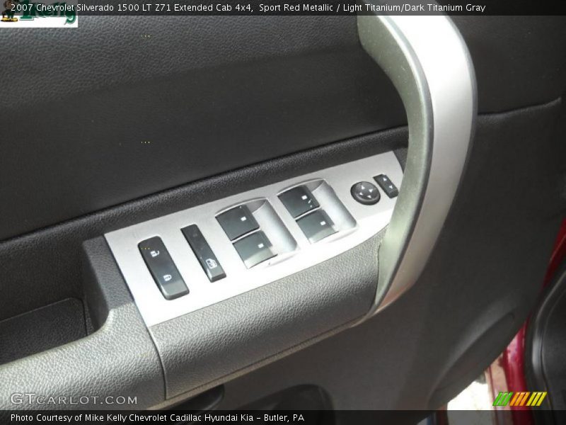 Sport Red Metallic / Light Titanium/Dark Titanium Gray 2007 Chevrolet Silverado 1500 LT Z71 Extended Cab 4x4