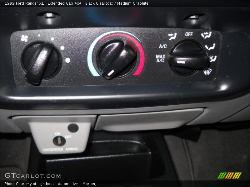 Black Clearcoat / Medium Graphite 1999 Ford Ranger XLT Extended Cab 4x4