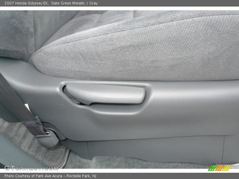 Slate Green Metallic / Gray 2007 Honda Odyssey EX