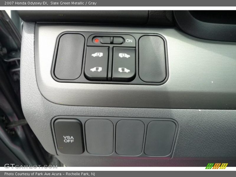 Slate Green Metallic / Gray 2007 Honda Odyssey EX