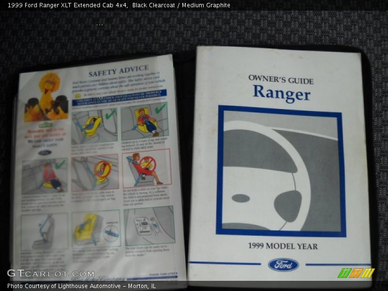 Black Clearcoat / Medium Graphite 1999 Ford Ranger XLT Extended Cab 4x4