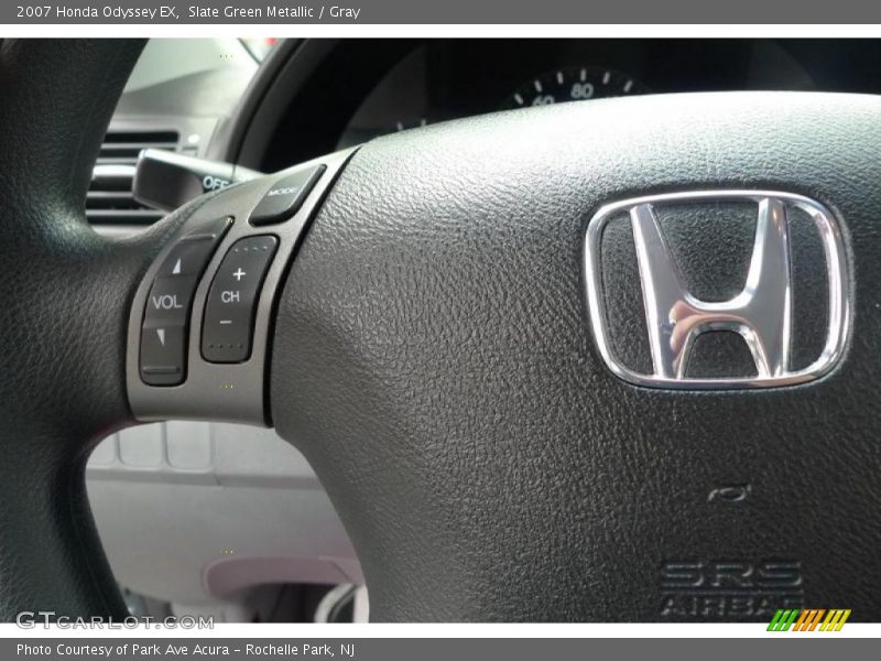 Slate Green Metallic / Gray 2007 Honda Odyssey EX