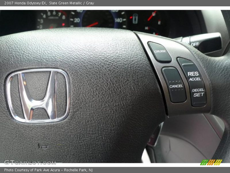 Slate Green Metallic / Gray 2007 Honda Odyssey EX