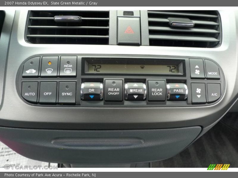 Slate Green Metallic / Gray 2007 Honda Odyssey EX