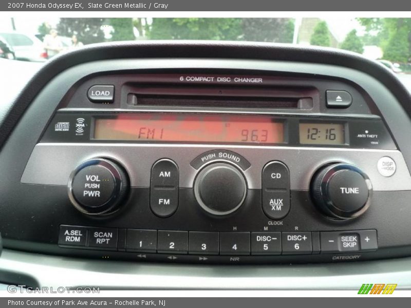 Slate Green Metallic / Gray 2007 Honda Odyssey EX
