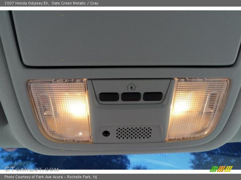 Slate Green Metallic / Gray 2007 Honda Odyssey EX