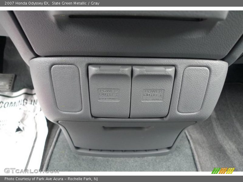 Slate Green Metallic / Gray 2007 Honda Odyssey EX