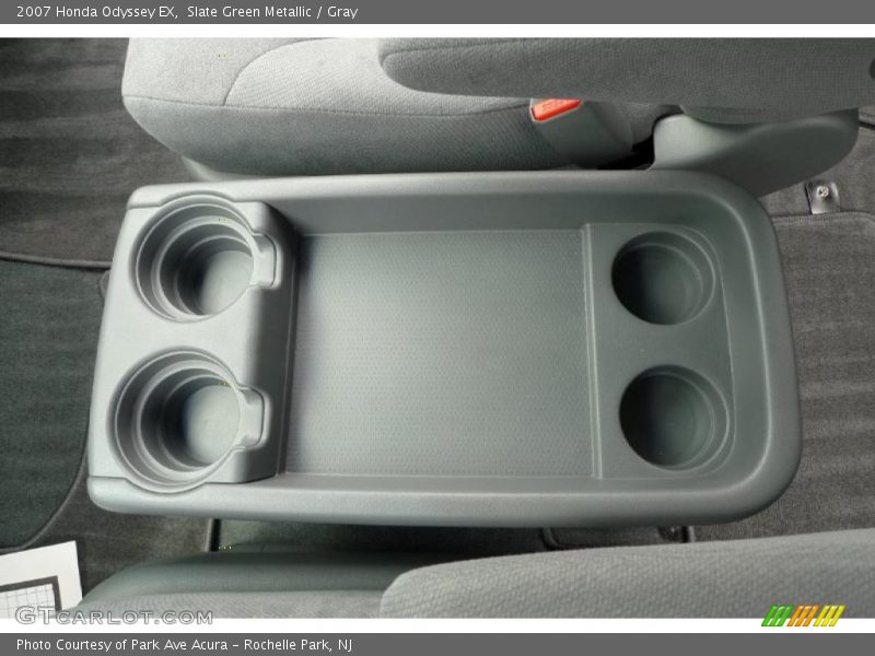 Slate Green Metallic / Gray 2007 Honda Odyssey EX