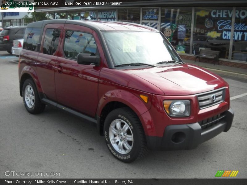 Tango Red Pearl / Black/Titanium 2007 Honda Element EX AWD