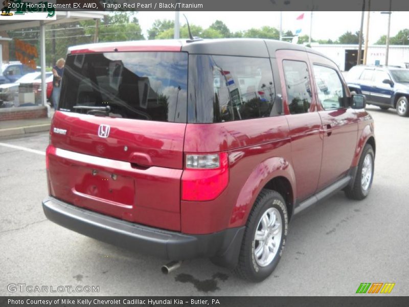 Tango Red Pearl / Black/Titanium 2007 Honda Element EX AWD
