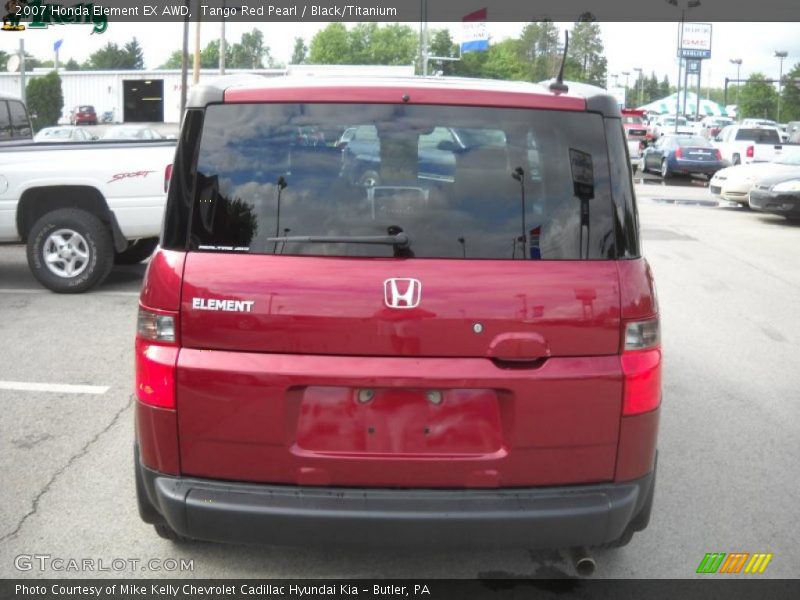 Tango Red Pearl / Black/Titanium 2007 Honda Element EX AWD