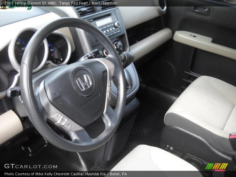 Tango Red Pearl / Black/Titanium 2007 Honda Element EX AWD