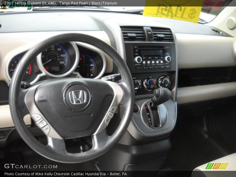 Tango Red Pearl / Black/Titanium 2007 Honda Element EX AWD