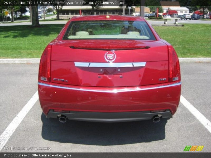 Crystal Red Tintcoat / Cashmere/Cocoa 2010 Cadillac CTS 4 3.6 AWD Sedan