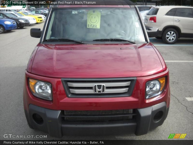 Tango Red Pearl / Black/Titanium 2007 Honda Element EX AWD