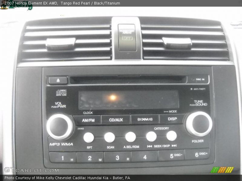 Tango Red Pearl / Black/Titanium 2007 Honda Element EX AWD