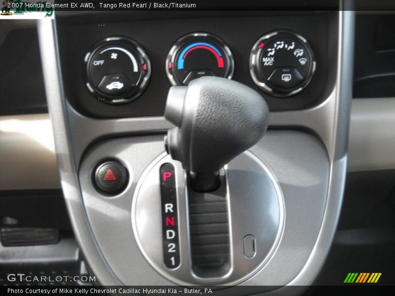Tango Red Pearl / Black/Titanium 2007 Honda Element EX AWD