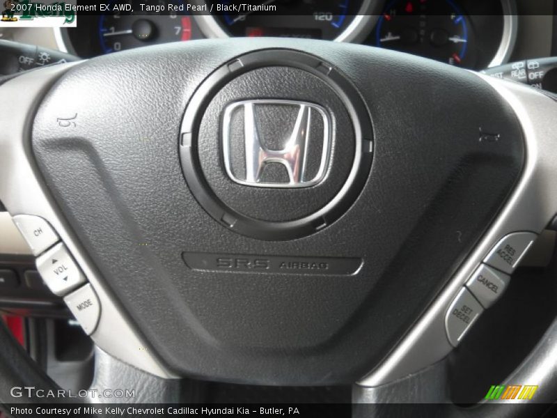 Tango Red Pearl / Black/Titanium 2007 Honda Element EX AWD
