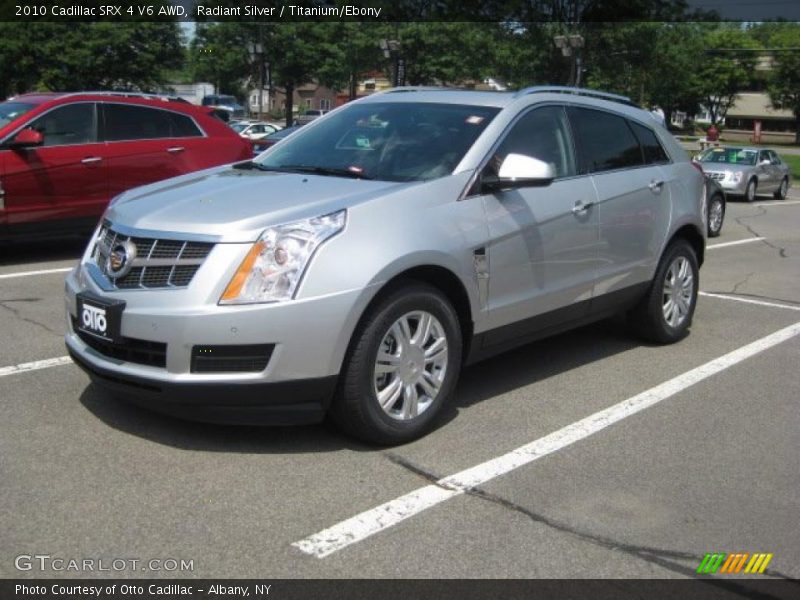 Radiant Silver / Titanium/Ebony 2010 Cadillac SRX 4 V6 AWD