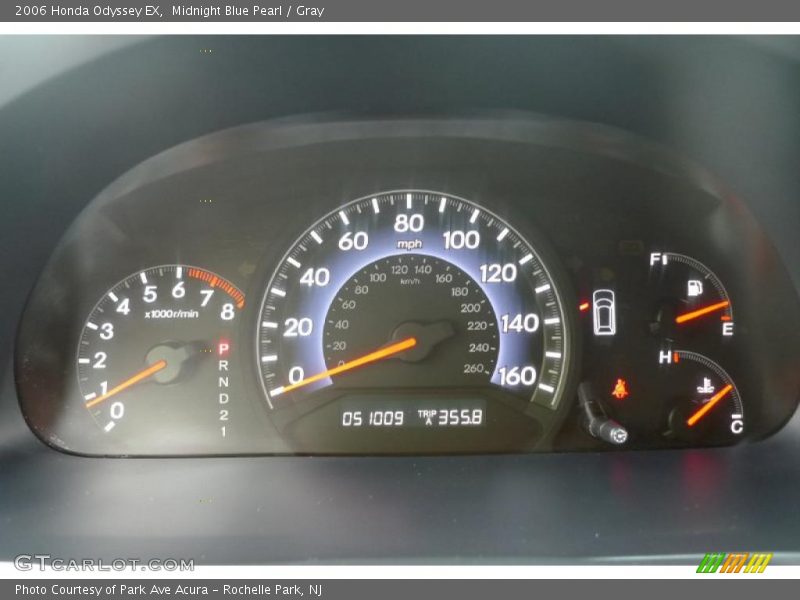 Midnight Blue Pearl / Gray 2006 Honda Odyssey EX