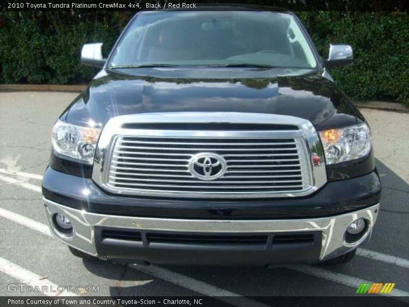 Black / Red Rock 2010 Toyota Tundra Platinum CrewMax 4x4